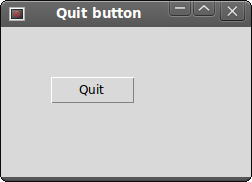 Quit button