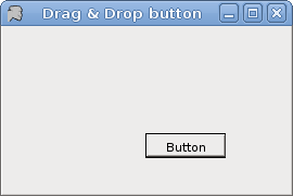 Dragging a button