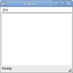 Editor skeleton