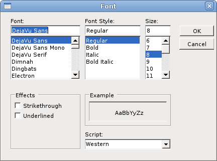 FontDialog