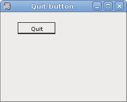 Quit button