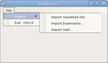 Submenu