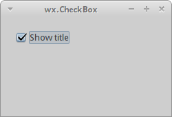 wx.CheckBox