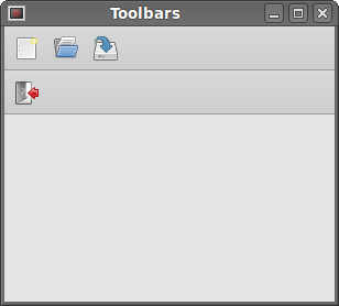 Toolbars