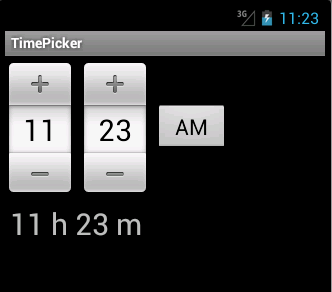 TimePicker