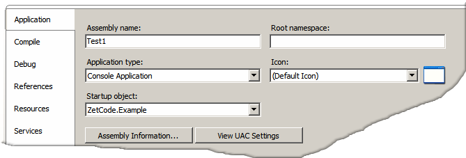 Root namespace